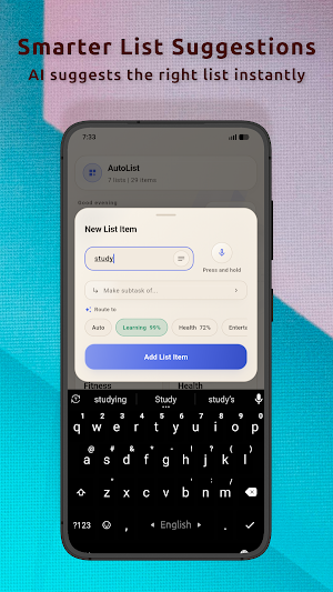 AutoList Screenshot 3