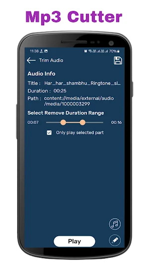 Audio Editor : Cutter, Merger Screenshot 2