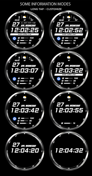 WFP 243 Sporty Watch Face Screenshot 3