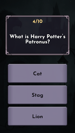 Wizarding World - Fan quiz Screenshot 1