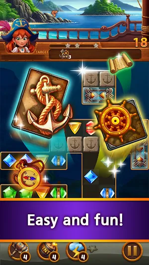 Jewels Uncharted:Match3 Puzzle Screenshot 2