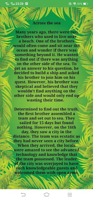 Adventures Stories - English Screenshot 1