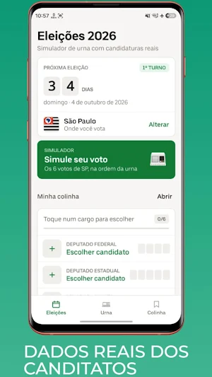 Simulador de Urna Eletrônica Screenshot 2