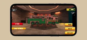 CityFiretruck Simulator rescue Screenshot 0