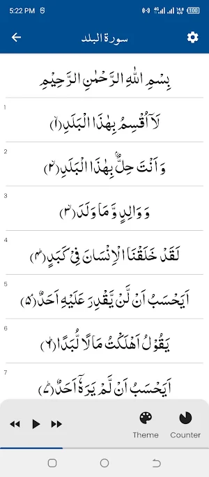 Surah Balad (سورة البلد) Screenshot 0