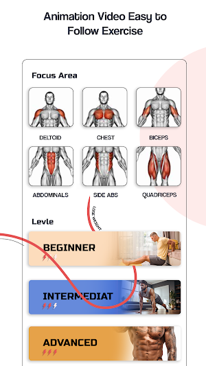 WorkFit360-Gym Fitness Workout Screenshot 1