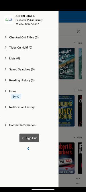 Penticton Public Library Screenshot 3