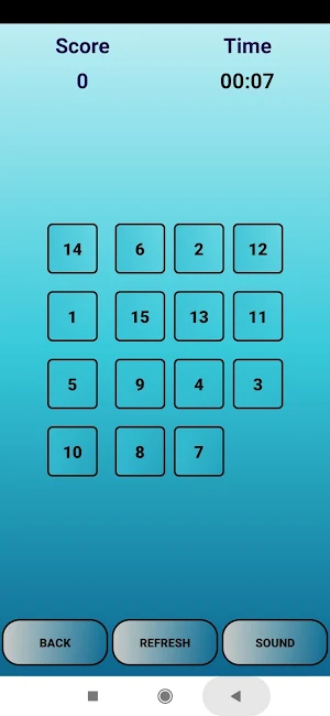 Game Fifteen Screenshot 0
