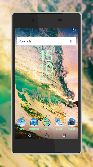 wave | Xperia™ Theme Screenshot 0