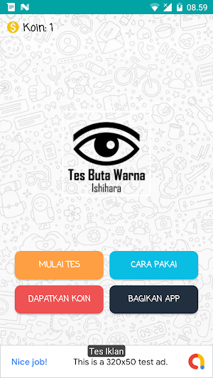 Tes Buta Warna Ishihara Screenshot 0