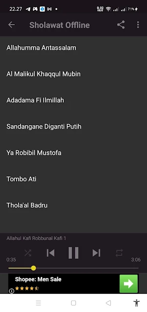 Allahul Kafi Robbunal Kafi Offline Screenshot 1