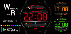 WR 007 MOD Digital Watch Face Screenshot 0