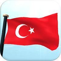 Turkey Flag 3D Free Wallpaper