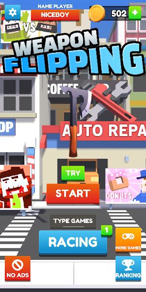 Weapon Flipping 3D Online Screenshot 0