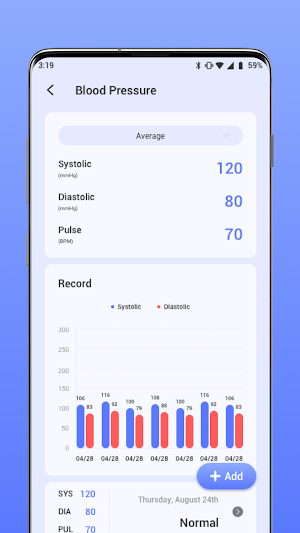 Blood Pressure Monitor Screenshot 2