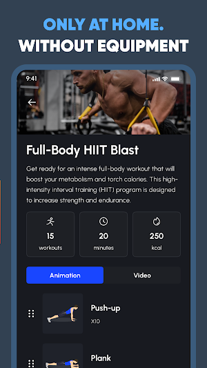 Training at home Screenshot 3
