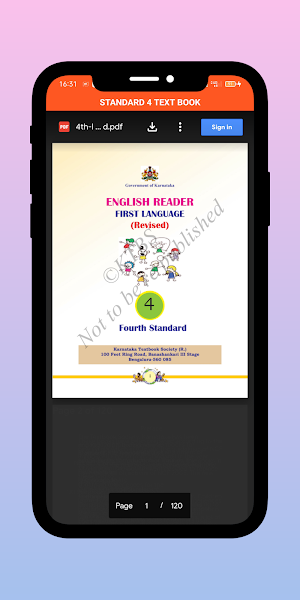 Karnataka Board Class 4 Books Screenshot 1