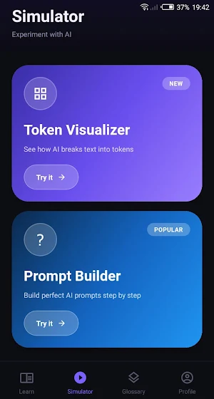NeuroSpark: Learn AI Space Screenshot 1