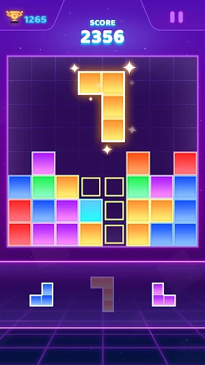 Block Puzzle: Neon World Screenshot 0