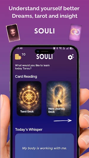 Souli: Tarot & Inner Guide Screenshot 0