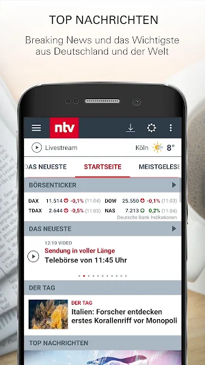 ntv Nachrichten Screenshot 0