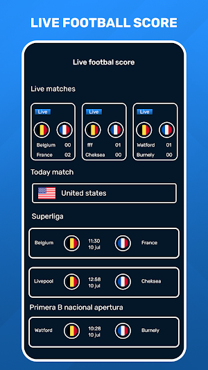 Football Live Score Screenshot 0