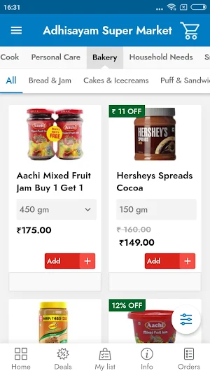 ADHISAYAM SUPER MARKET Screenshot 3