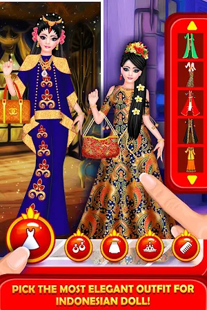 Indonesian Doll Fashion Salon Dress up & Makeover Screenshot 2