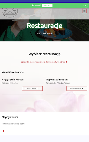 Nagoya Sushi Poznań Screenshot 2