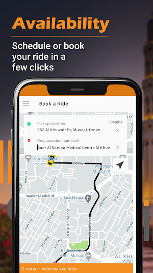 Taxi Muscat Screenshot 1