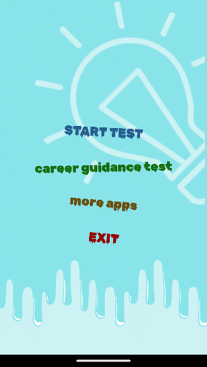 Creativity test Screenshot 1