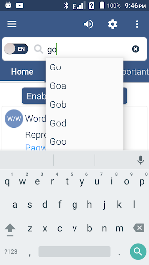 English To Filipino Dictionary Screenshot 1