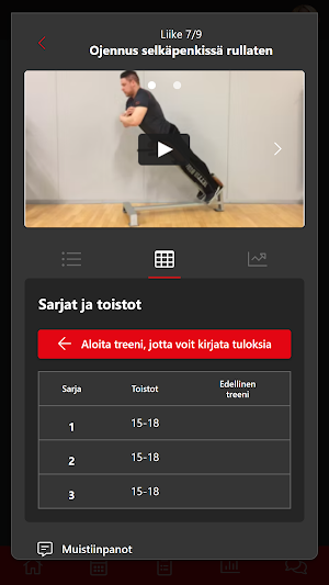 Oheisharjoittelu.fi Screenshot 3