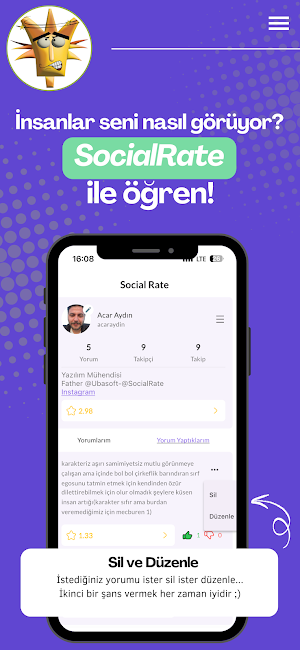 SocialRate Screenshot 1