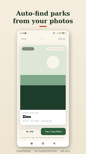 Stampbook: National Parks Screenshot 2