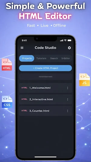 HTML Editor – Code Studio Screenshot 0