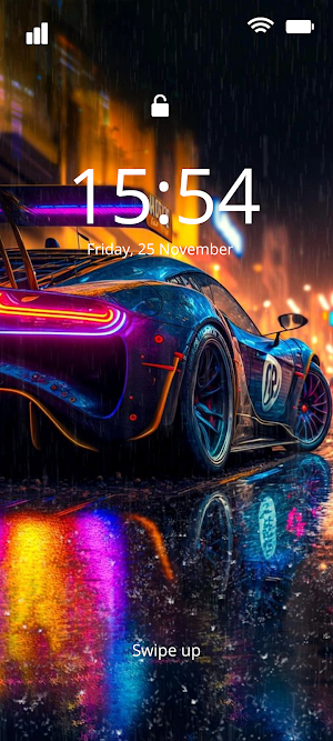 Neon Cars Wallpaper 4K Screenshot 3