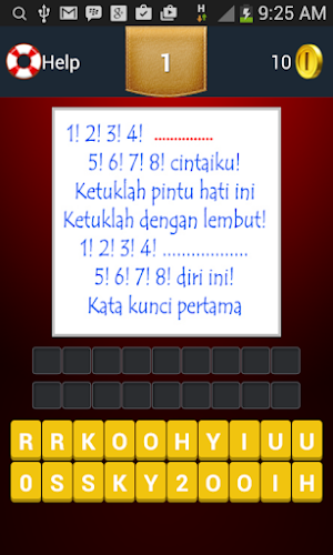 JKT48 Lirik Quiz Screenshot 1