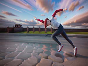 Athletics Hurdles Race Screenshot 2