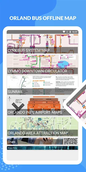 ORLAND LYNX BUS LYMMO RUNRAIL OFFLINE MAP Screenshot 0
