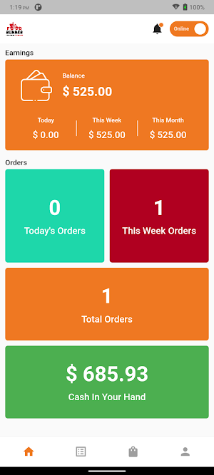 Food Runner Delivery Screenshot 0