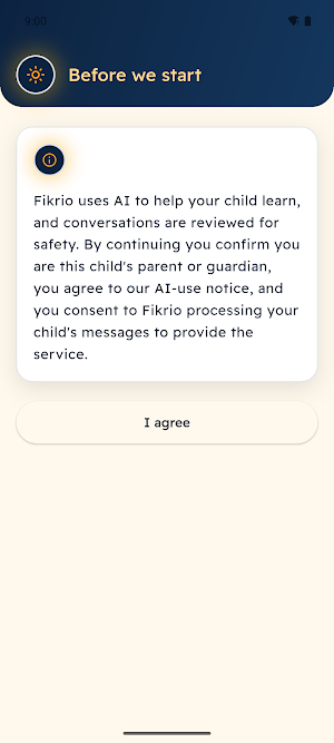 Fikrio: Guided AI Learning Screenshot 1