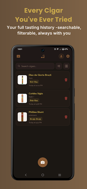 Cigar App: Identifier & Value Screenshot 2