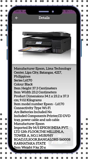 Epson L6170 Series guide Screenshot 3
