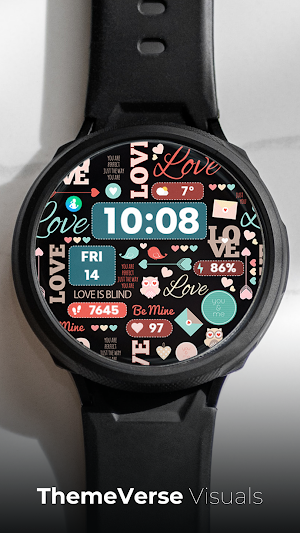 TVV Valentine's Day Watch Face Screenshot 0