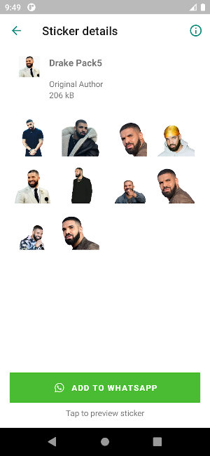 Drake Stickers Pro Screenshot 3