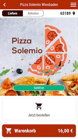 Pizza Solemio Wiesbaden Screenshot 0