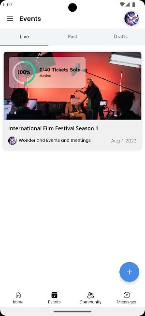 TicketCloud Organiser Screenshot 1