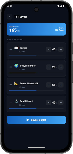YKS Sayaç Screenshot 3