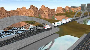 Superfast Bullet Train Racing Screenshot 1
